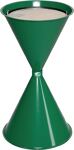 Standascher D400xH730mm, NW-Nr.: 9000468652 grün Stahlbl.VAR Sieb/Einlegeteil  