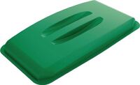 Deckel PP grün, NW-Nr.: 9000468655 B555xT285mm, Wertstoffsammler 60l lebensmittelecht DURABLE  