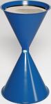 Standascher D400xH730mm, NW-Nr.: 9000468658 enzianblau Stahlbl.VAR Sieb/Einlegeteil  