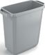 Wertstoffsammler 60l, NW-Nr.: 9000468688 H600xB590xT282mm grau, o.Einwurfklappe o.Deckel DURABLE