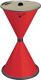 Standascher D405xH770mm, NW-Nr.: 9000468702 rot Stahlbl.TKG H770xD.405mm