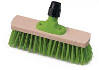 Besen Prestige Elaston/Stahldraht m.Ku.-Stielhalter Flachholz L.290mm