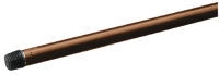 Metallbesenstiel L.1300mm braun ku.-ummantelt m.Gewinde