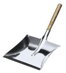 Kehrschaufel m.Holzgriff, NW-Nr.: 9000470258 VA Bl.L220xB230mm u.Beschlag  