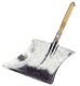 Kehrschaufel m.Holzgriff, NW-Nr.: 9000470260 MET verz.Bl.L260xB280mm xBlatt-B.280mm