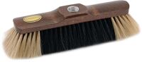 Besen Rosshaar braun lack.m.Gewinde L.280mm SOREX