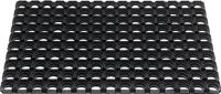 Fußmatte offene Ringe, NW-Nr.: 9000471292 schwarz, Gum.L400xB600xS22mm   
