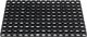 Fußmatte offene Ringe, NW-Nr.: 9000471292 schwarz, Gum.L400xB600xS22mm   