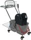 Reinigungswagen Eimer, NW-Nr.: 9000472004 2x17l,Presse,Ablagekorb, STA SPRINTUS   
