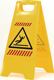 Warnschild Achtung, NW-Nr.: 9000472024 Rutschgefahr Piktogramm B, 300xH 570mm signalgelb/schwarz/rot, SPRINTUS  