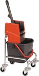 Reinigungswagen Eimer 1 x, NW-Nr.: 9000472062 17l u.Presse STA VERMOP Stahlrohrgestell, L.490xB.410xH.900mm  