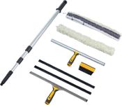 Fensterreinigungsset 8, NW-Nr.: 9000472113 tlg.B.450mm m.Alustiel, Wischer Einwascher VERMOP 2 Waschbezüge/Glasschaber, Alu.-Stange/2Wischergum  