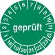 Mehrjahresprüfplakette, NW-Nr.: 9000477032 D.30 mmBxL gepr.2018-2023, Folie