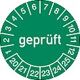 Mehrjahresprüfplakette, NW-Nr.: 9000477035 D.15mm gepr.2020-2025, Folie Btl.a 100 St.