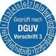 Mehrjahres-Prüfplakette Geprüft nach DGUV3 16-25 30mm selbstkl. Btl. a 100 St.