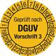 Mehrjahresprüfplakette, NW-Nr.: 9000477041 D.30 mmBxL Geprüft, n.DGUV3 19-28 Folie Btl.a 100 St.