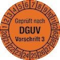 Mehrjahresprüfplakette, NW-Nr.: 9000477042 D.30mm Geprüft n.DGUV3, 20-29 Folie Btl.a 100 St.   