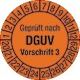 Mehrjahresprüfplakette, NW-Nr.: 9000477042 D.30mm Geprüft n.DGUV3, 20-29 Folie Btl.a 100 St.