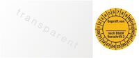 Mehrjahresprüfplakette, NW-Nr.: 9000477066 B25xL60mm Geprüft n.DGUV3, 20-29 Folie Btl.a 100 S   