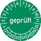 Mehrjahresprüfplakette, NW-Nr.: 9000477074 D.30mm gepr.2021-2026, Folie Btl.a 100 St.