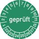 Prüfplakette D.15mm gepr.2022-2027 Folie selbstkl.10 Prüfplaketten p.Bogen