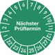 Prüfplakette D.30mm Nächster Prüftermin 2022-2027 Folie selbstkl.10 St/pro Bogen