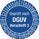 Mehrjahresprüfplakette D.30mm Geprüft n.DGUV3 23-32 Folie