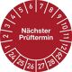 Mehrjahresprüfplakette D.20mm Nächster Prüftermin 2024-2029 Folie Btl.a 100 St.