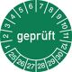 Mehrjahresprüfplakette, NW-Nr.: 9000477114 D.30mm gepr.2025-2030, Folie Btl.a 100 St.