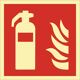 Brandschutzzeichen DIN EN, NW-Nr.: 9000477562 ISO 7010 L148xB148mm, Feuerlöscher Ku. ASR A1.3/DIN EN ISO 7010, Kunststoffschild