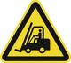Warnzeichen ASR A1.3/DIN, NW-Nr.: 9000477659 EN ISO 7010 200mm Warnung, vor Flurförderzeugen Folie