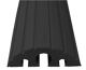 Schlauch- u.Kabelbrücke, NW-Nr.: 9000480231 L1200xB210xH65mm, Vollgummi schwarz