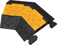Schlauch- u.Kabelbrücke, NW-Nr.: 9000480242 H45mm Gum.schwarz/gelb, li.   