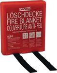 Löschdecke DIN EN, NW-Nr.: 9000482134 1869:2001 L1800xB1200mm, silikonbesch.Glasfasergew .m.Hardbox GLORIA  