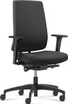 Bürodrehstuhl, NW-Nr.: 9000482725 m.Synchr.-Techn.schwarz, 400-520mm m.Lehnen Trgf.150kg DAUPHIN  