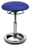 Hocker m.Standfußring, NW-Nr.: 9103482821 Polster blau, Sitz-H.440-570mm TOPSTAR o.Armlehnen, Sitz-H.380-500mm  