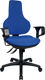 Bürodrehstuhl blau, NW-Nr.: 9000482841 Lehnen-H.600mm, Sitz-H.420-550mm o.Armlehnen