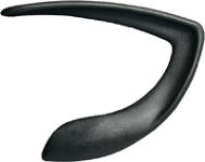 Armlehnen f.Bürodrehstuhl, NW-Nr.: 9000482845 starr schwarz, f.Art.Nr.9000482840-842   