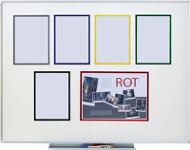 Magnetrahmen DIN A4 rot, NW-Nr.: 9000483000 magnethaftend 5St./VE, MAGNETOPLAN   