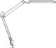 Schreibtischleuchte, NW-Nr.: 9000483042 Metall/Ku.silber, H.max.380mm m.Tischklemme m.LED