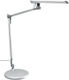 Schreibtischleuchte Alu. m.Standfuß LED, inkl. Leuchtmittel Auslad.1000mm