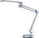 Schreibtischleuchte, NW-Nr.: 9000483081 Alu.silber H.max.600mm, Standfuß m.LED HANSA max. 670mm LED