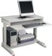 PC-Arbeitstisch, NW-Nr.: 9000483270 H720-1100xB900xT500mm, lichtgrau fahrbar