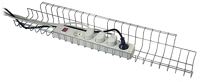 Kabelkorb, NW-Nr.: 9000483291 B790xT100xH80-85mm silber, f.Schreibtisch   
