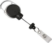 Ausweishalter, NW-Nr.: 9000483350 ext.Stark-mit, Druckknopfschlaufe Band-L.600mm schwarz, DURABLE  