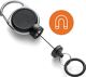Cliphalter JoJo f.kleine, NW-Nr.: 9000483360 Desinfektionsflaschen, Band-L.600mm schwarz DURABLE