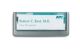 Tür-/Infoschild B149xH52,5mm Sichtfenster Acrylglas Rücken ABS graphit DURABLE