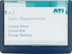 Tür-/Infoschild, NW-Nr.: 9000483404 B149xH105,5mm, Sichtfenster Plexiglas Rücken ABS blau DURABLE