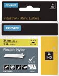 Schriftband Band-B.24mm, NW-Nr.: 9000484107 Band-L.3,5m flexibles, Nylonband schwarz auf gelb DYMO  