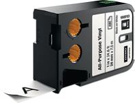 Schriftband für DYMO XTL Vinyl 24mm x 7m schwarz auf weiß